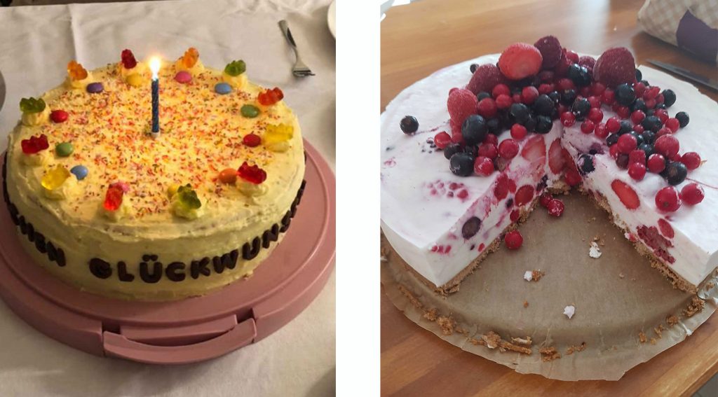 Cakes baked by Daniela Borkowski Articy's newest office manager
