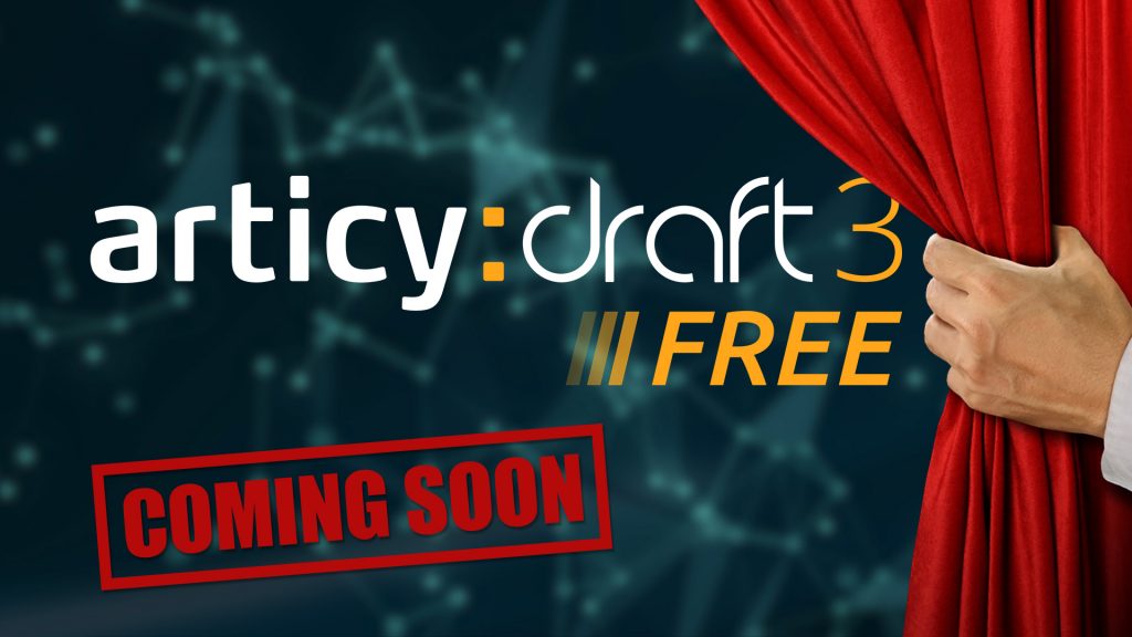 coming soon articy:draft 3 FREE
